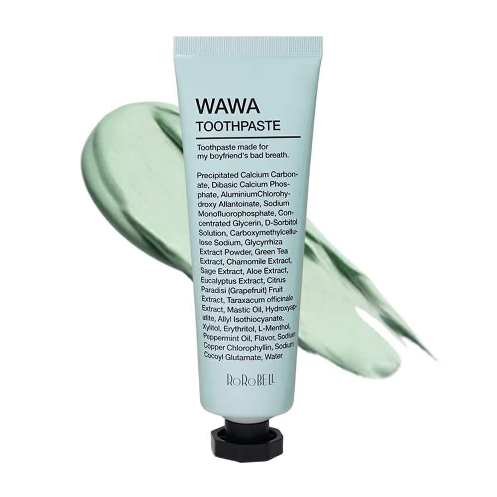 ROROBELL Wawa toothpaste tube with peppermint flavor