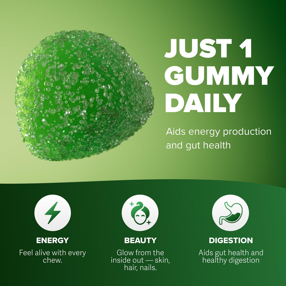 Close-up of Rosabella Moringa Gummies texture