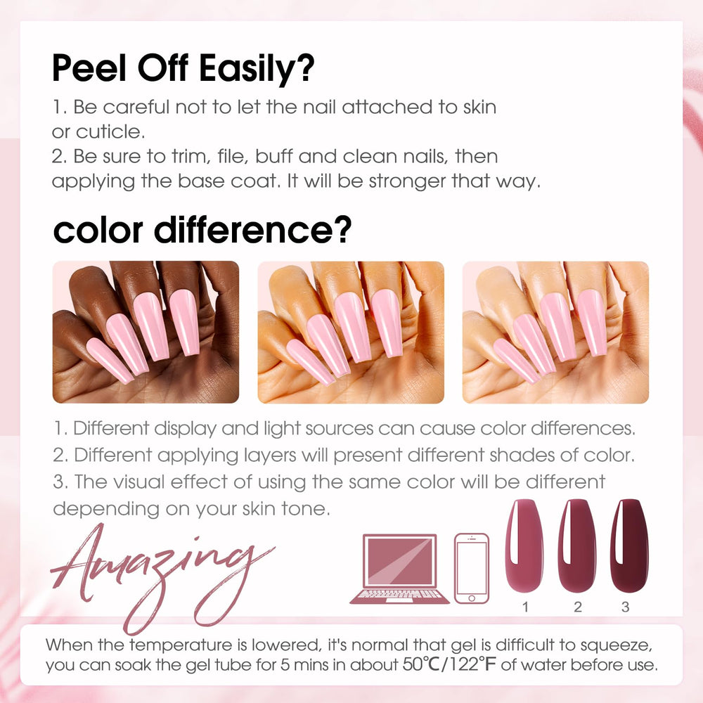 ROSALIND DIY manicure ideas with eight color set for varied looks