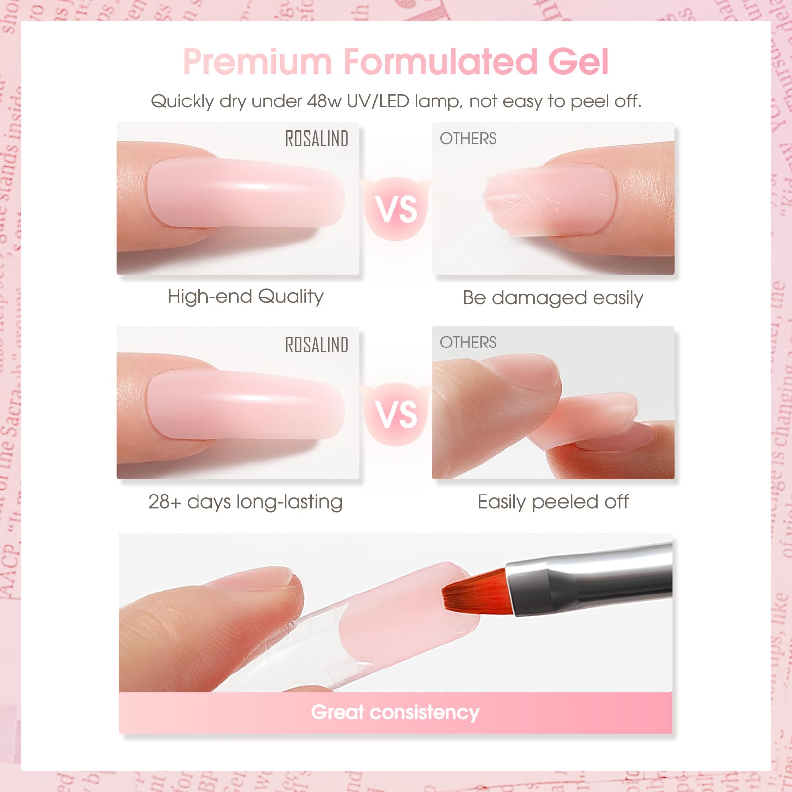 Two-color ROSALIND set for versatile nail art looks