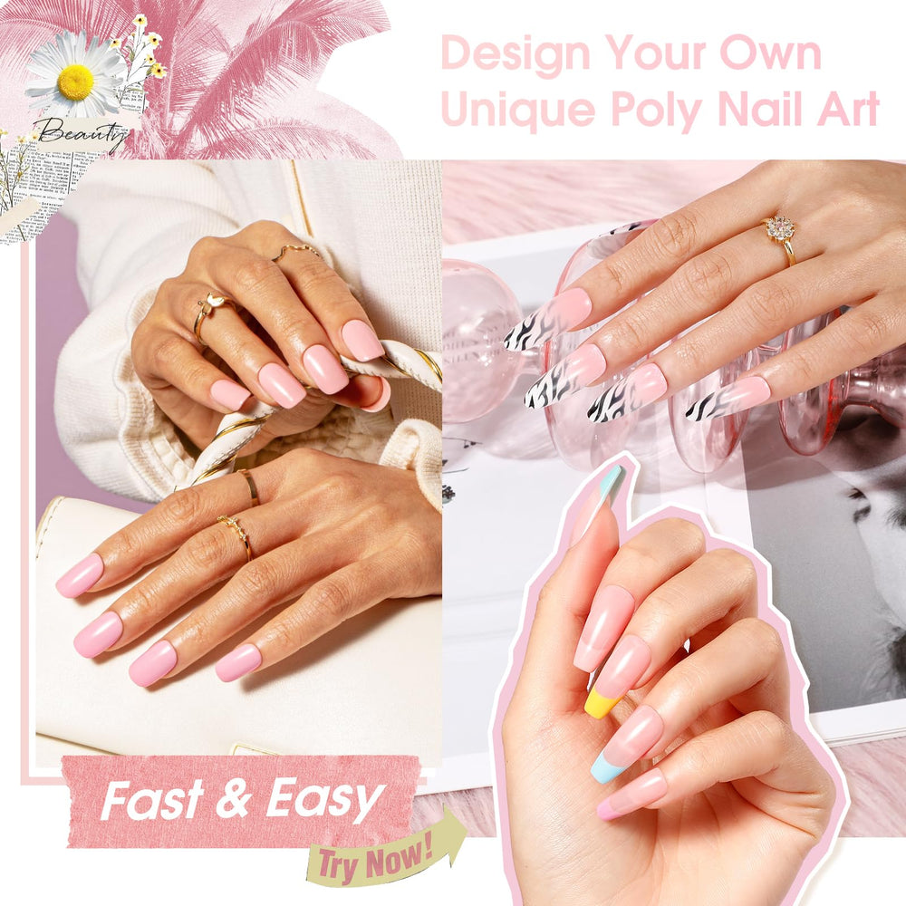 ROSALIND gel cured under UV lamp for durable nails