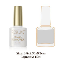 ROSALIND easy-brush application shows simple gel removal steps.