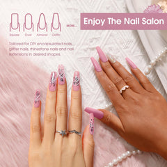 ROSALIND Fall colors poly gel kit for versatile at-home nail art.