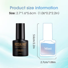 Rosalind Glitter Sequins Gel Polish finished manicure suggests durable shine for daily use