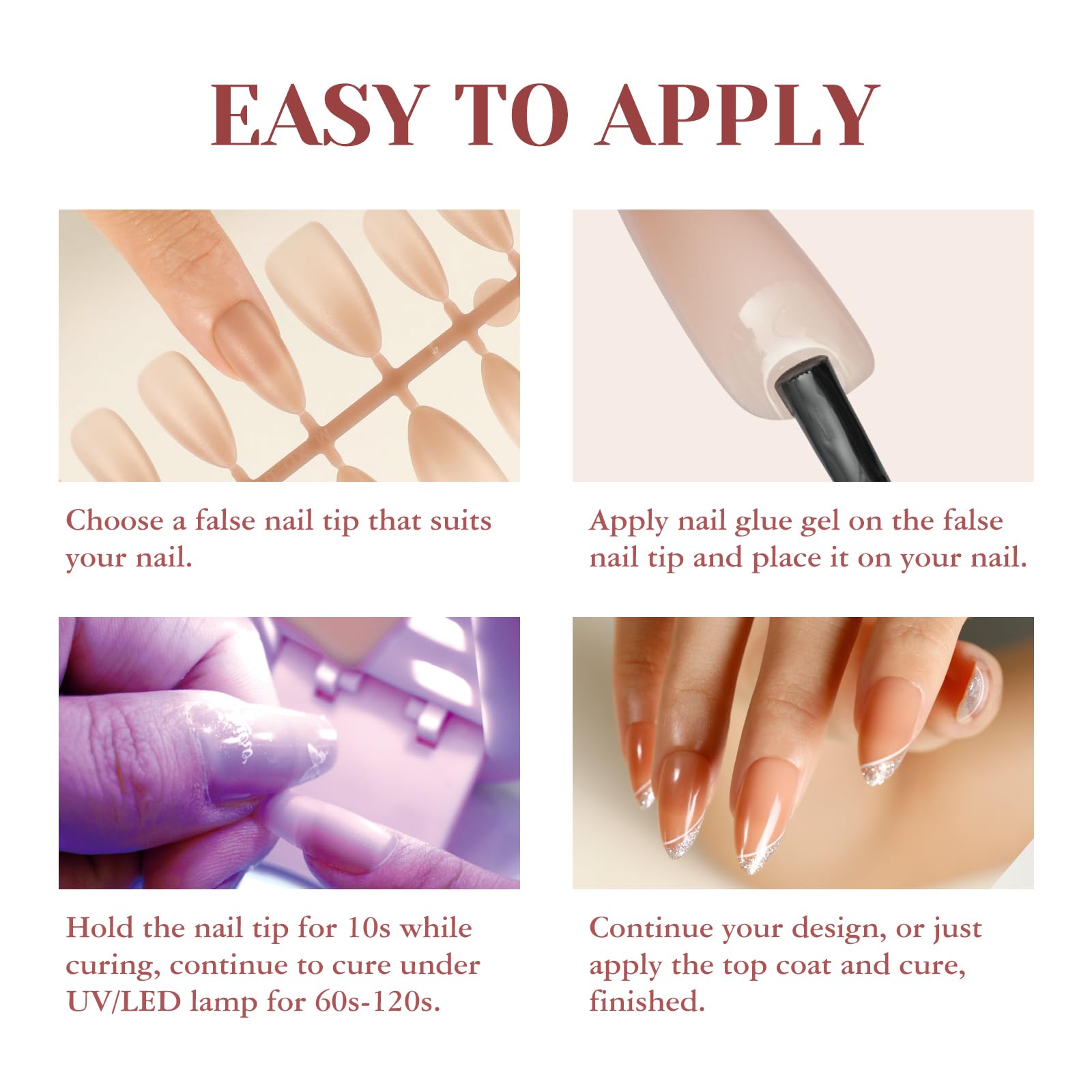 ROSALIND compatible with gel, acrylic, and dip powder for versatile nail art