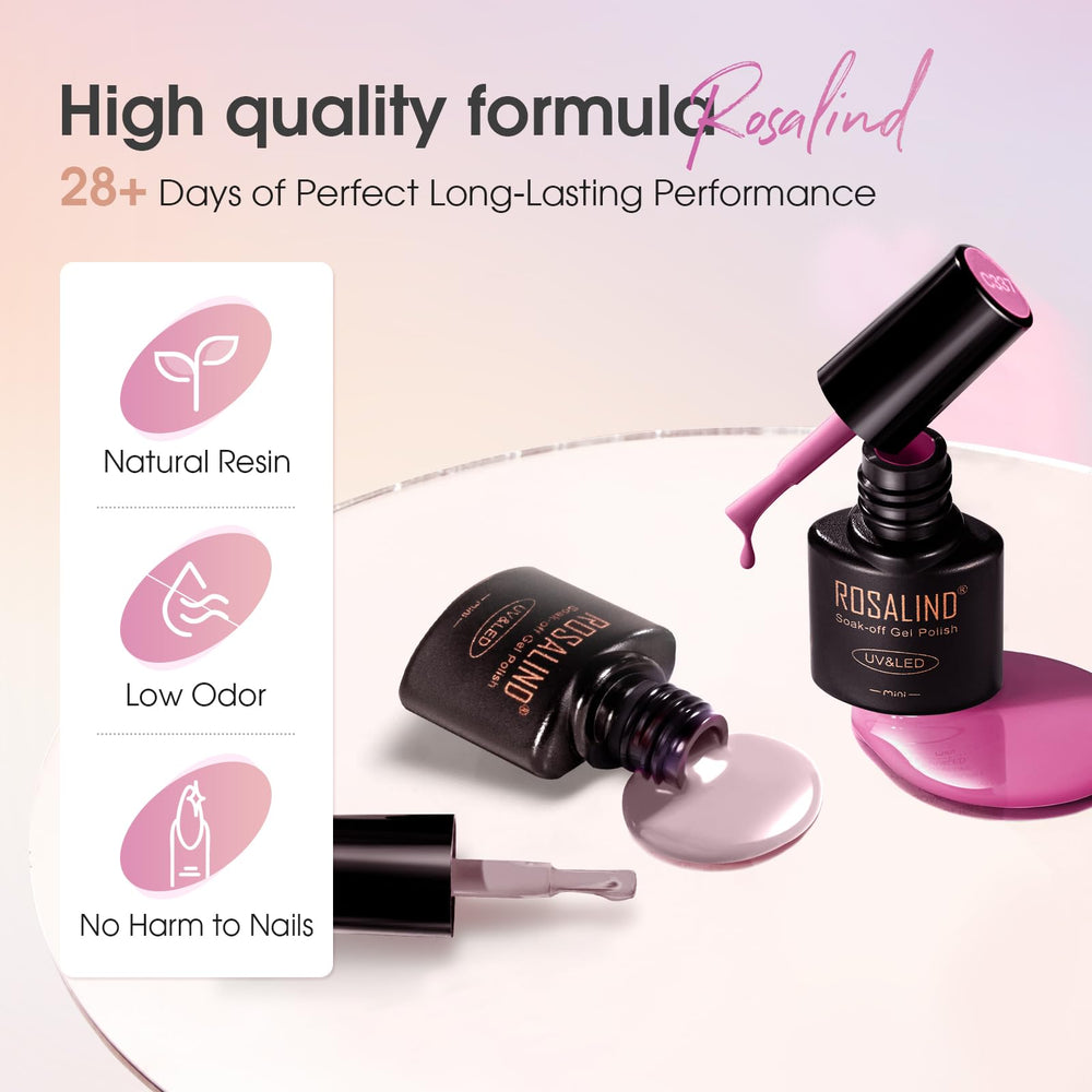 ROSALIND LED lamp curing process captures quick, salon-like results at home.