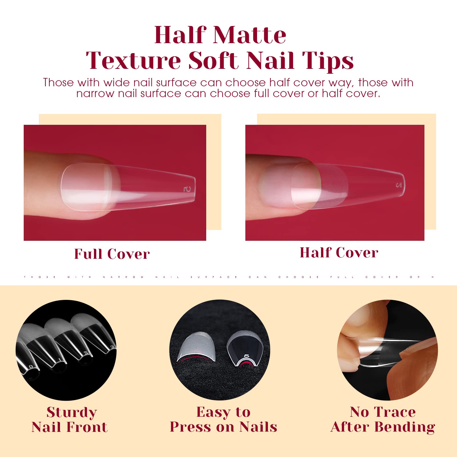 ROSALIND long wear tips last 28 plus days with care