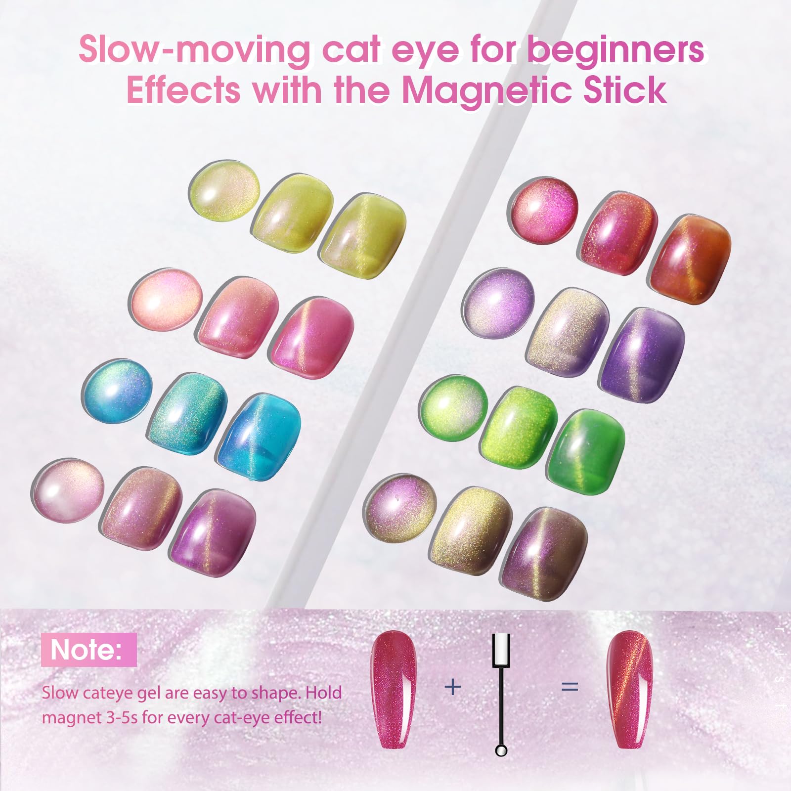 ROSALIND Magnet used to shape the cat-eye effect on nails.