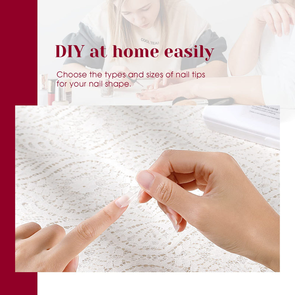 ROSALIND pmma-nail-tips provide durable, light acrylic for comfortable wear.