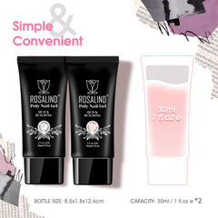 Rosalind professional-grade gel set supports easy at-home nail extensions