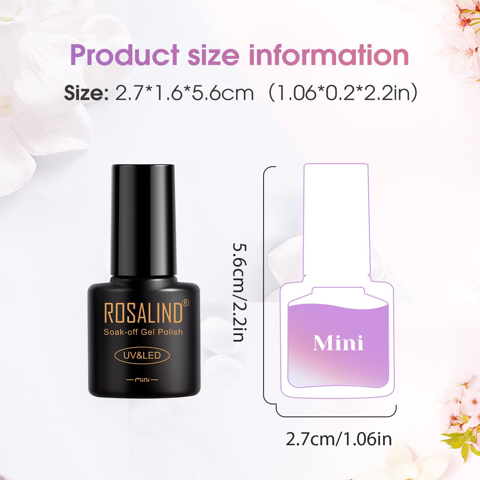 ROSALIND professional salon-nails setup showcases a durable glossy finish.