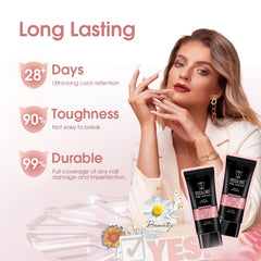ROSALIND Rose Pink poly gel removal using a drill tool
