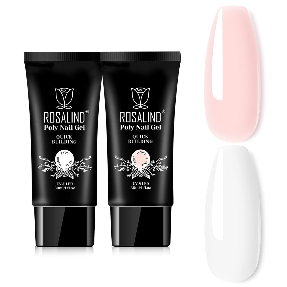 ROSALIND Soft Pink & Opal gel 30ml bottle for elegant nails
