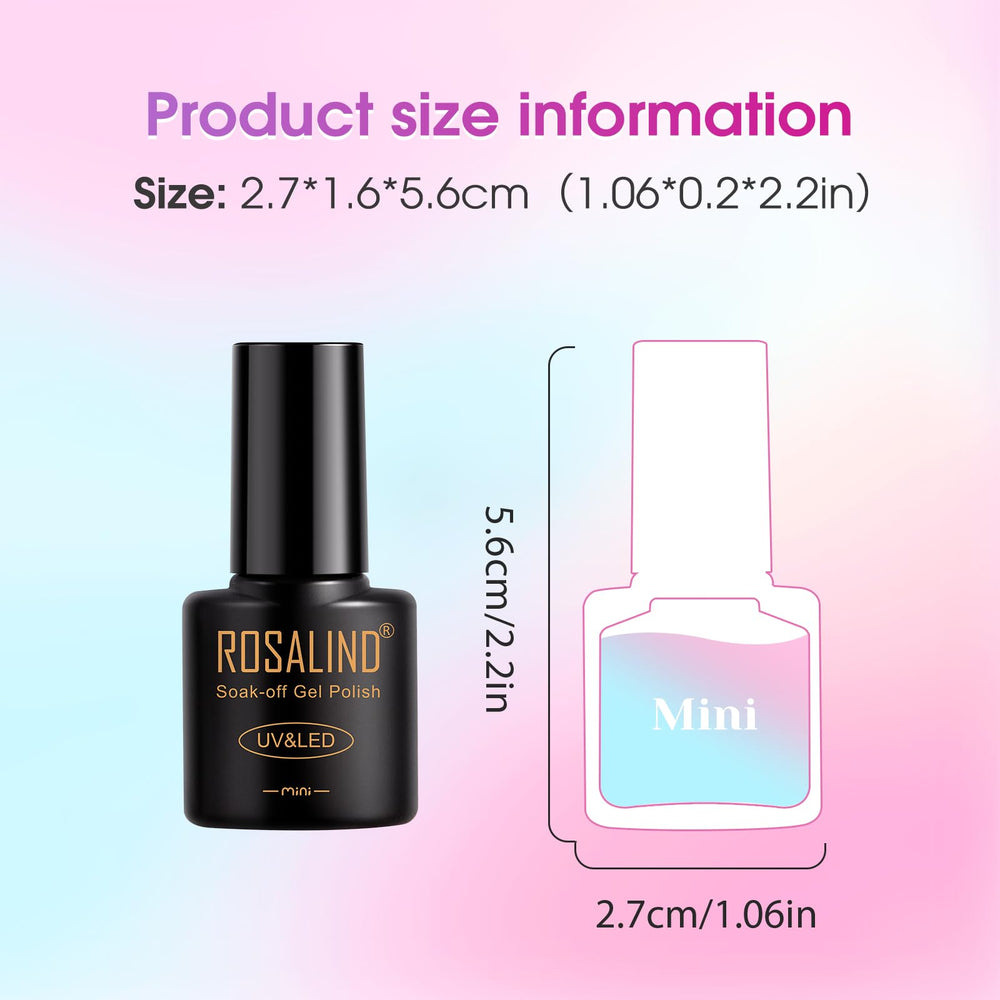 ROSALIND Travel-friendly nail polish kit for professional results anywhere.