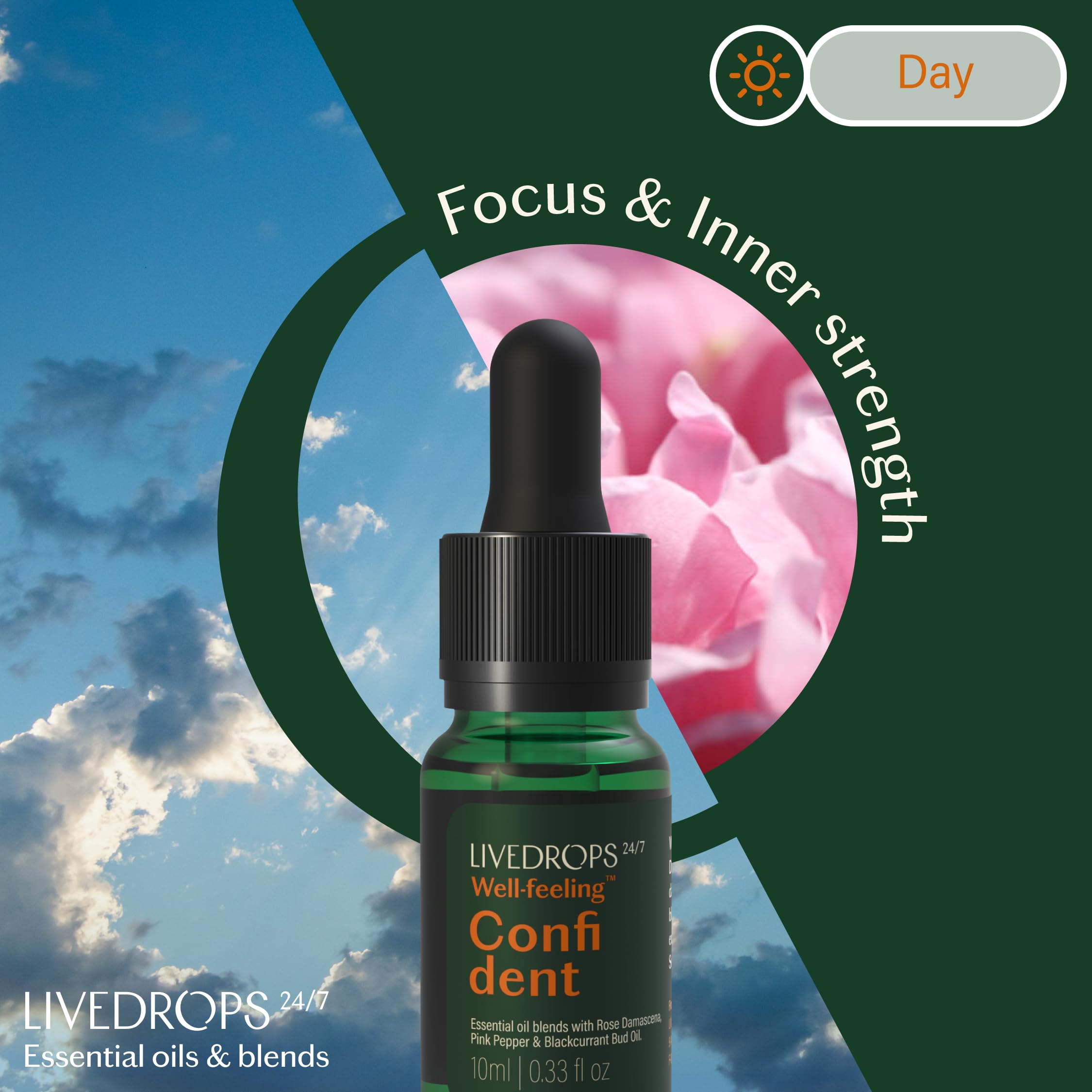 Blend of Rose Damascena, Pink Pepper and Blackcurrant Bud oil