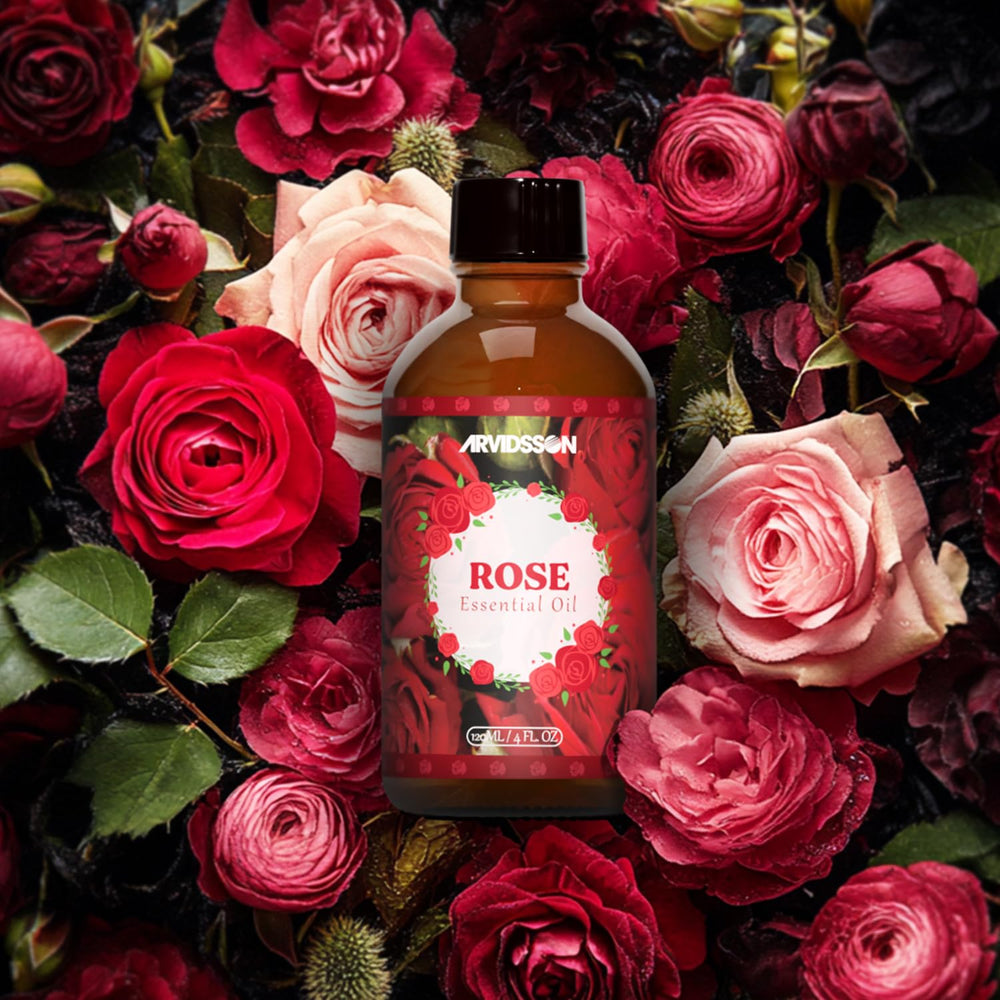 Generous 120ml bottle of rose essential oil for crafts and DIY projects