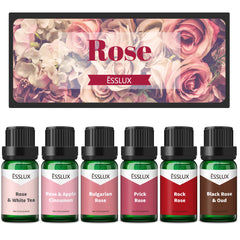 Bulgarian Rose fragrance oil bottle in Rose Fragrance Oil Set by ESSLUX