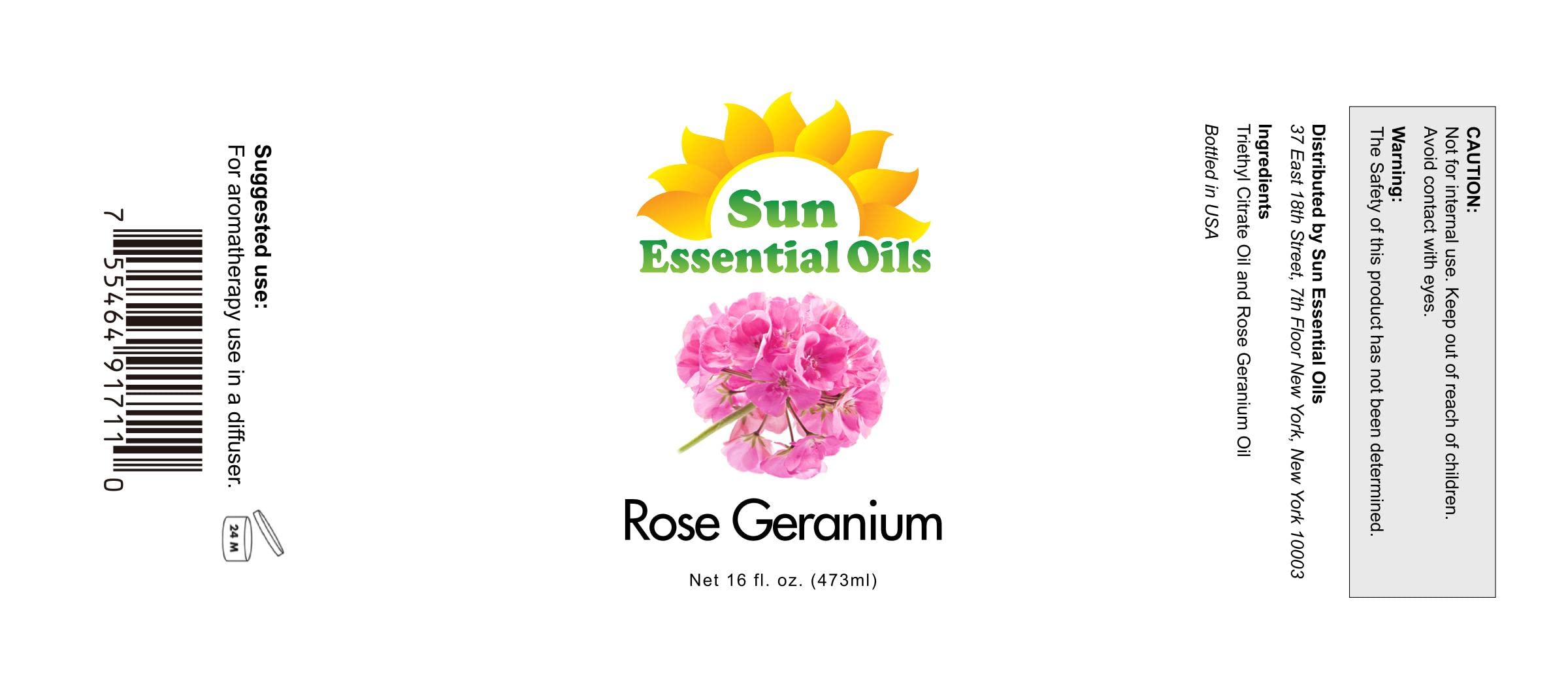 Diffuser with Rose Geranium essential oil