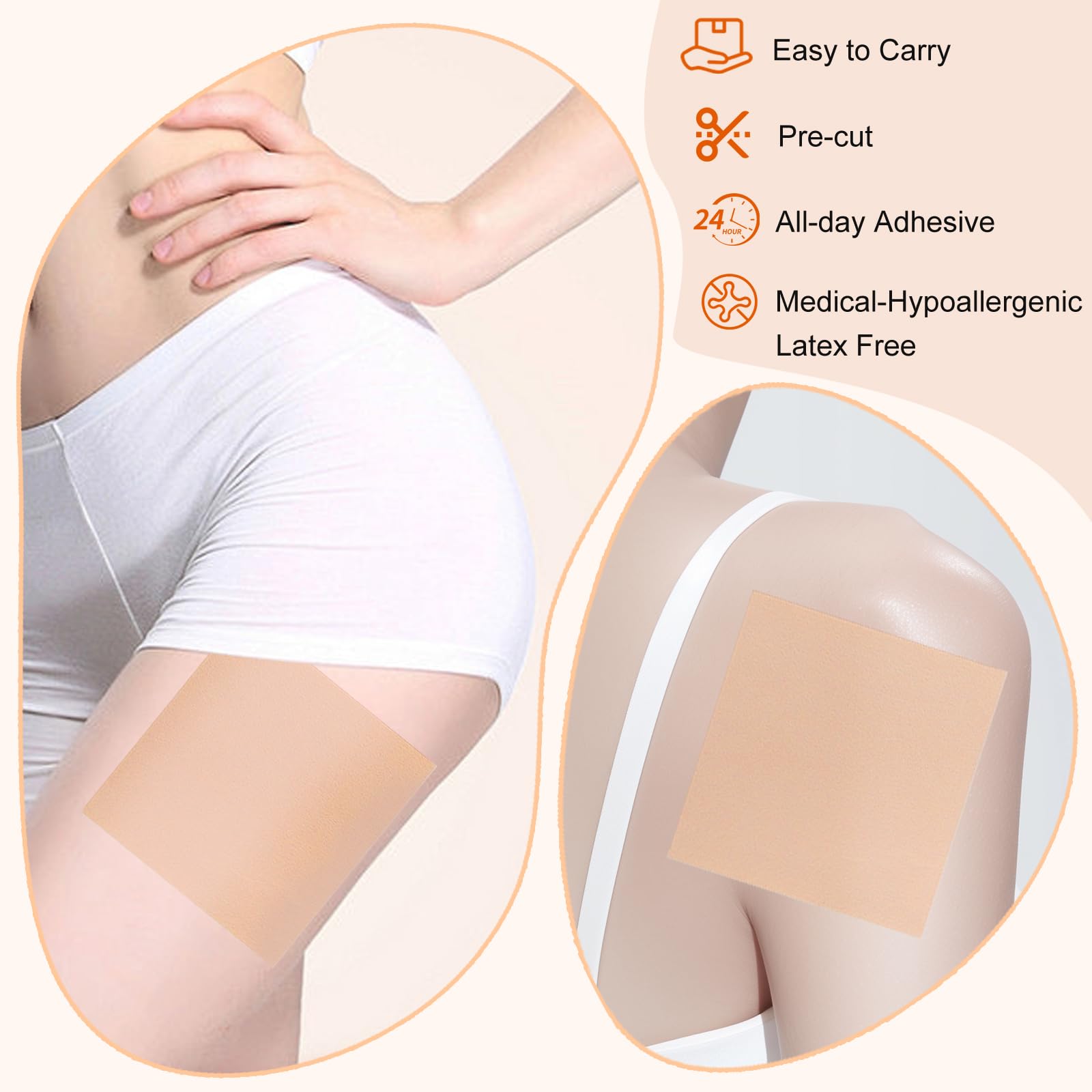 Rose Romee cut-to-fit patch for tattoos, scars, or birthmarks