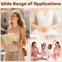 Rose Romee patch ideal for weddings, events, or photoshoots