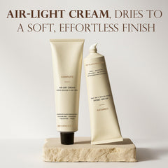 Roseblem Air Dry Cream demonstrates frizz control for a smooth finish.