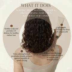 Roseblem Air Dry Cream lightweight moisture delivers softness without buildup on hair.
