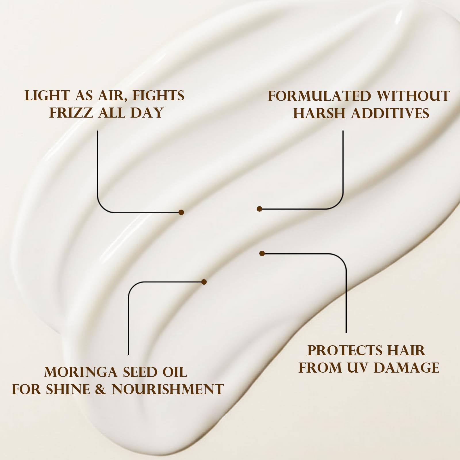 Roseblem Air Dry Cream suited for all hair types preserving natural texture.