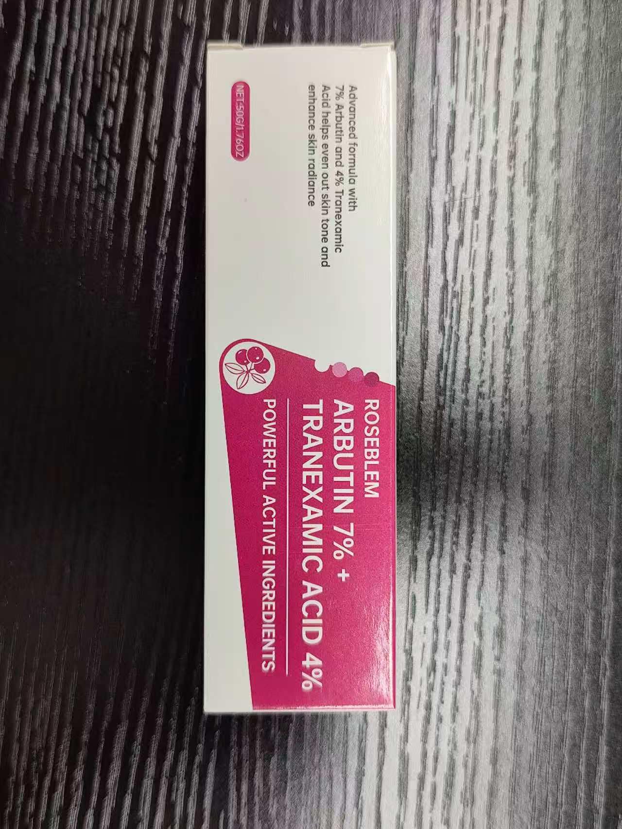 Roseblem fragrance-free formula badge indicating gentle, sensitive-skin friendly care