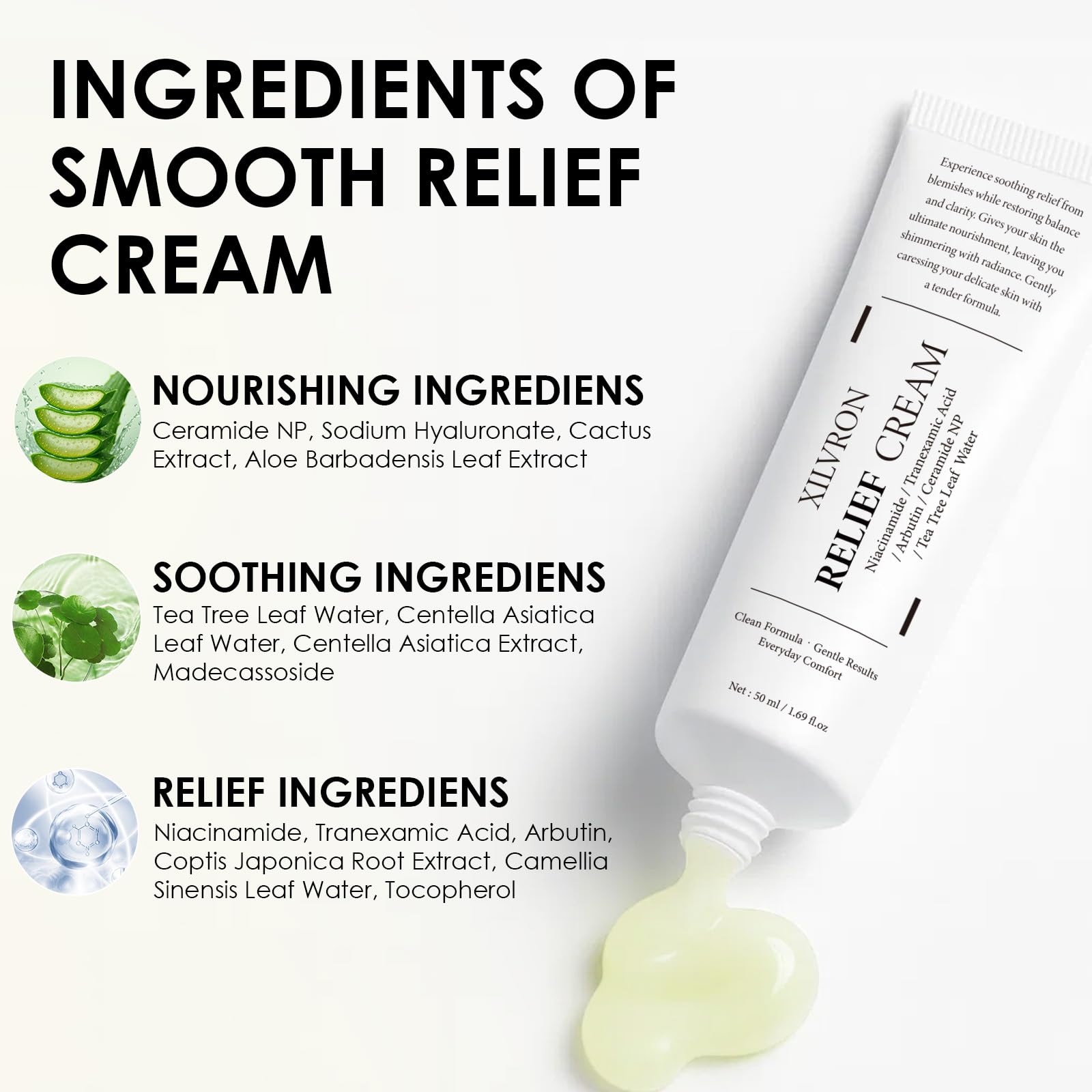 Roseblem formula with tea tree and centella for calming skin support