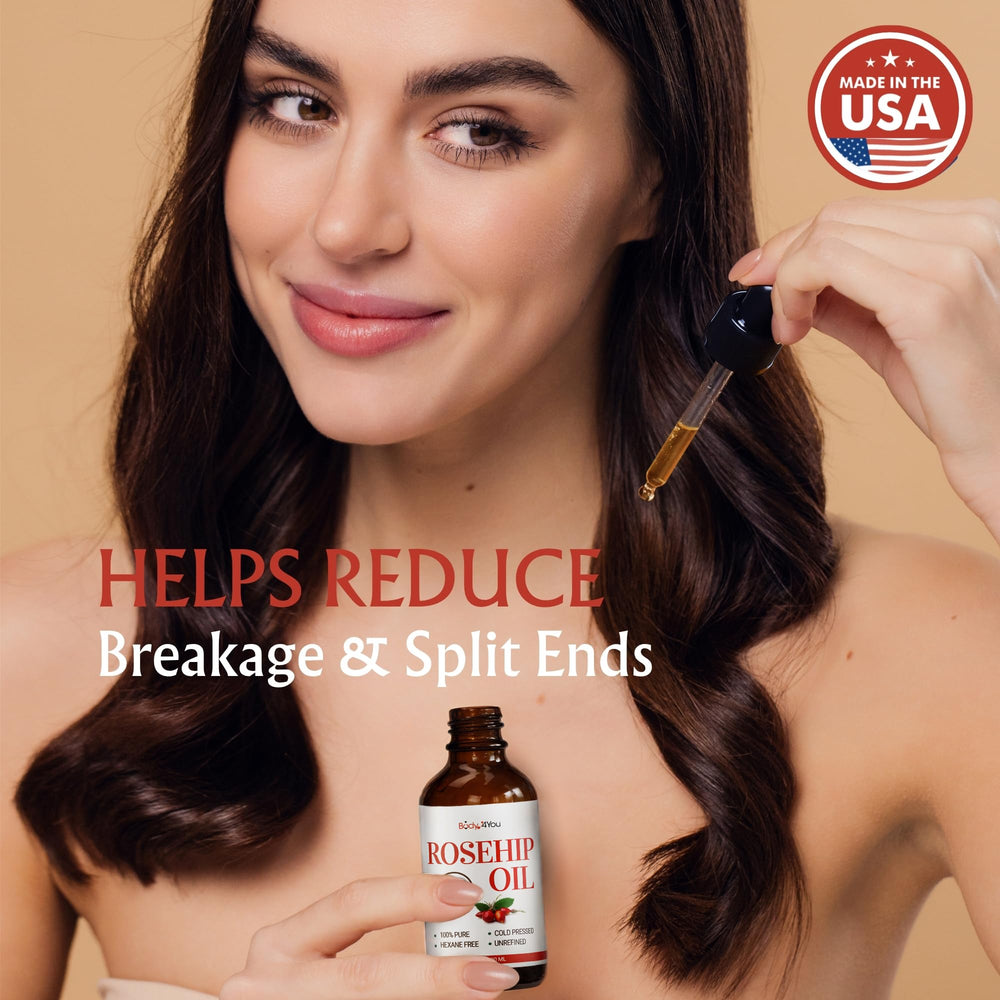 Nail and cuticle care with rosehip oil