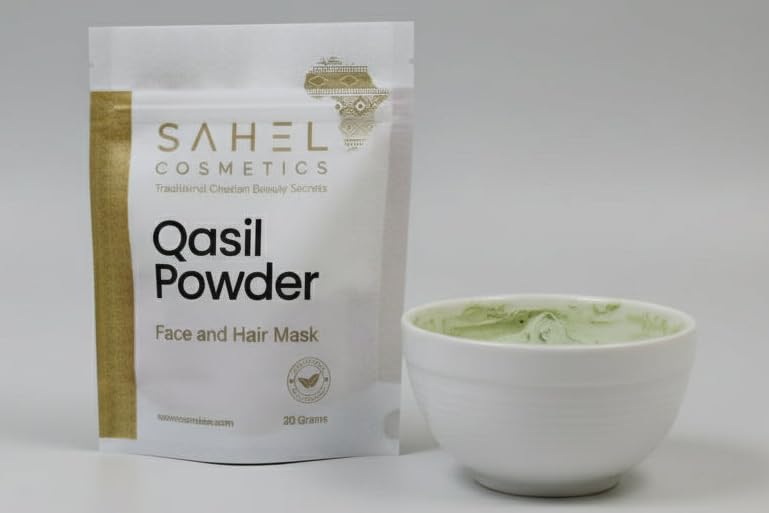 Roselle Naturals Qasil powder packaging reseal keeps freshness between uses