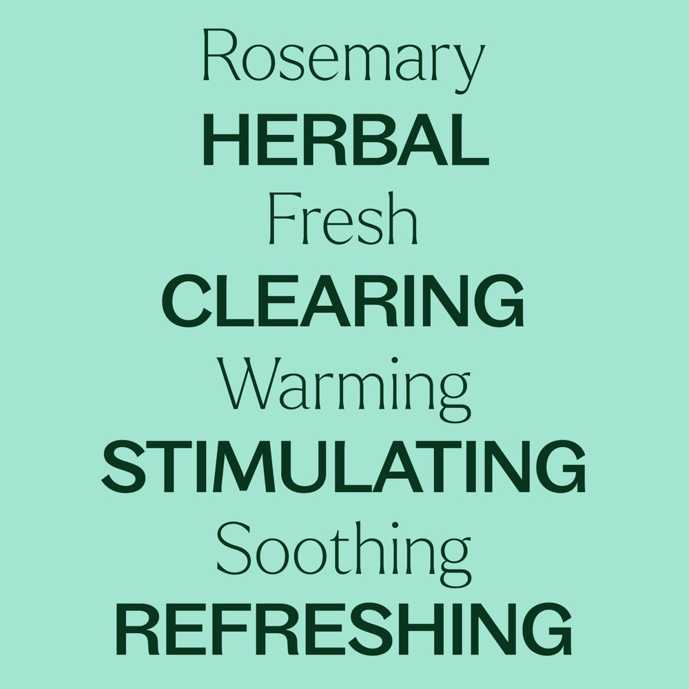 A diffuser releasing rosemary aroma into a room