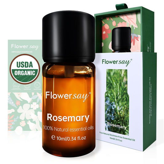 Rosemary essential oil bottle for hair growth