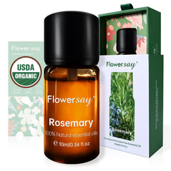 Rosemary essential oil bottle for hair growth