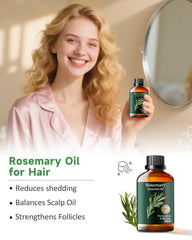 Rosemary essential oil for skincare and hair care