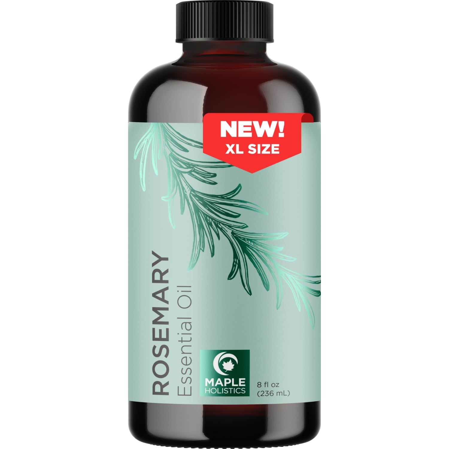 8 oz bulk bottle of Pure Rosemary Essential Oil