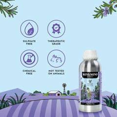Bulk 480 ml packaging of rosemary essential oil
