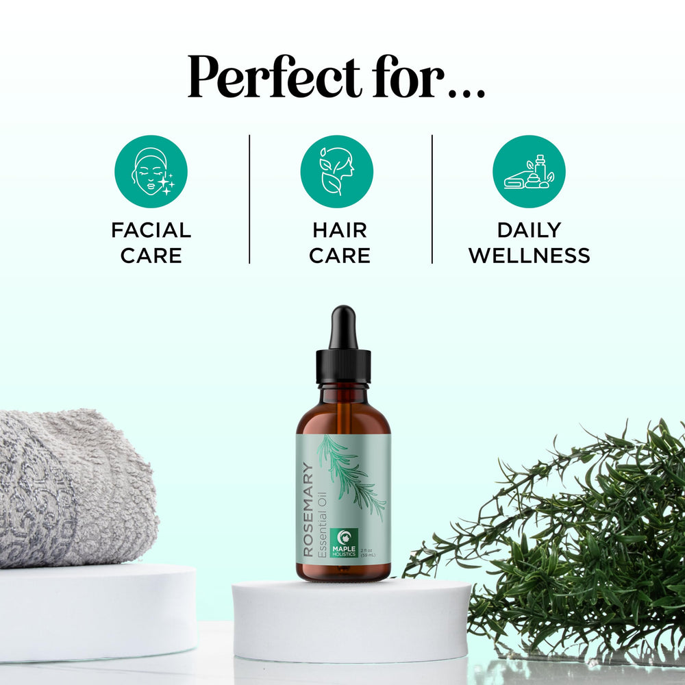 Diffuser with rosemary oil for aromatherapy in a room