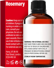 Applying rosemary essential oil to scalp with a carrier oil