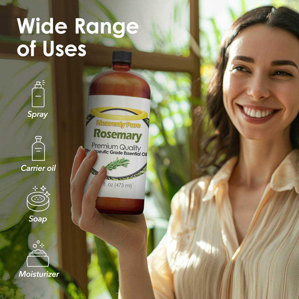 Rosemary essential oil for hair care and scalp