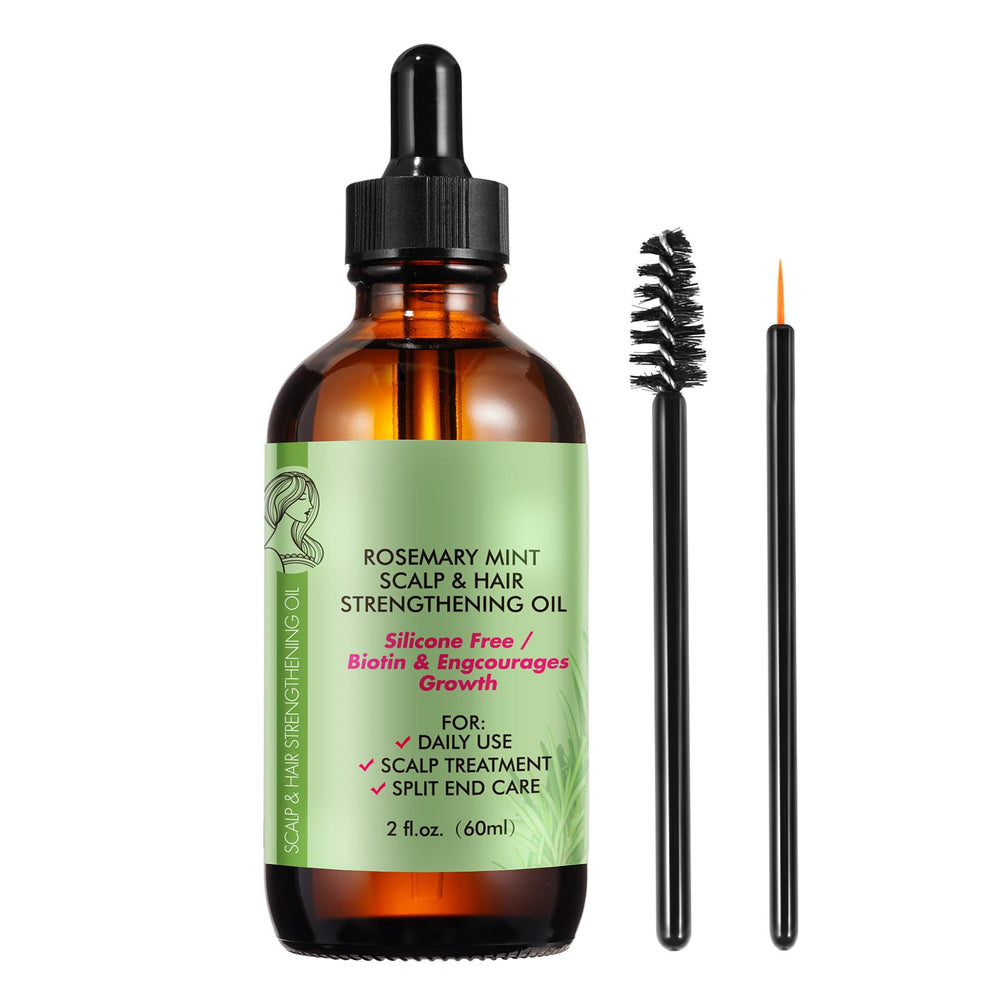 Rosemary oil bottle for hair growth
