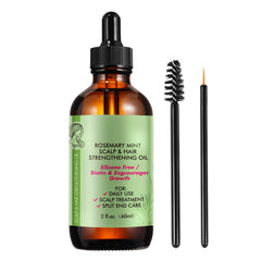 Rosemary oil bottle for hair growth