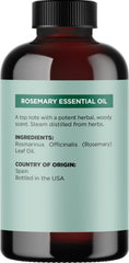 Rosemary oil used for hair care and scalp