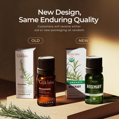 Safety labels and COA for rosemary essential oil
