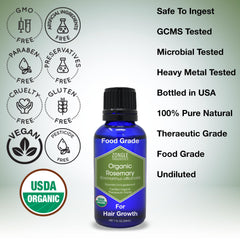 Ingredients for Zongle Therapeutics Rosemary Oil