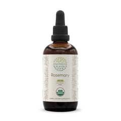 Front view of Rosemary tincture bottle, 4 oz