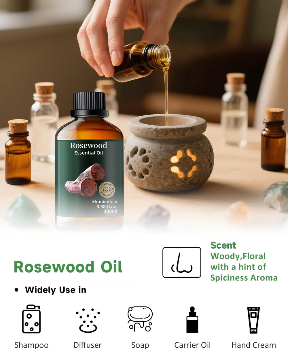DIY blends and sprays using Rosewood essential oil
