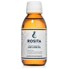 Rosita Extra Virgin Cod Liver Oil Liquid bottle product shot