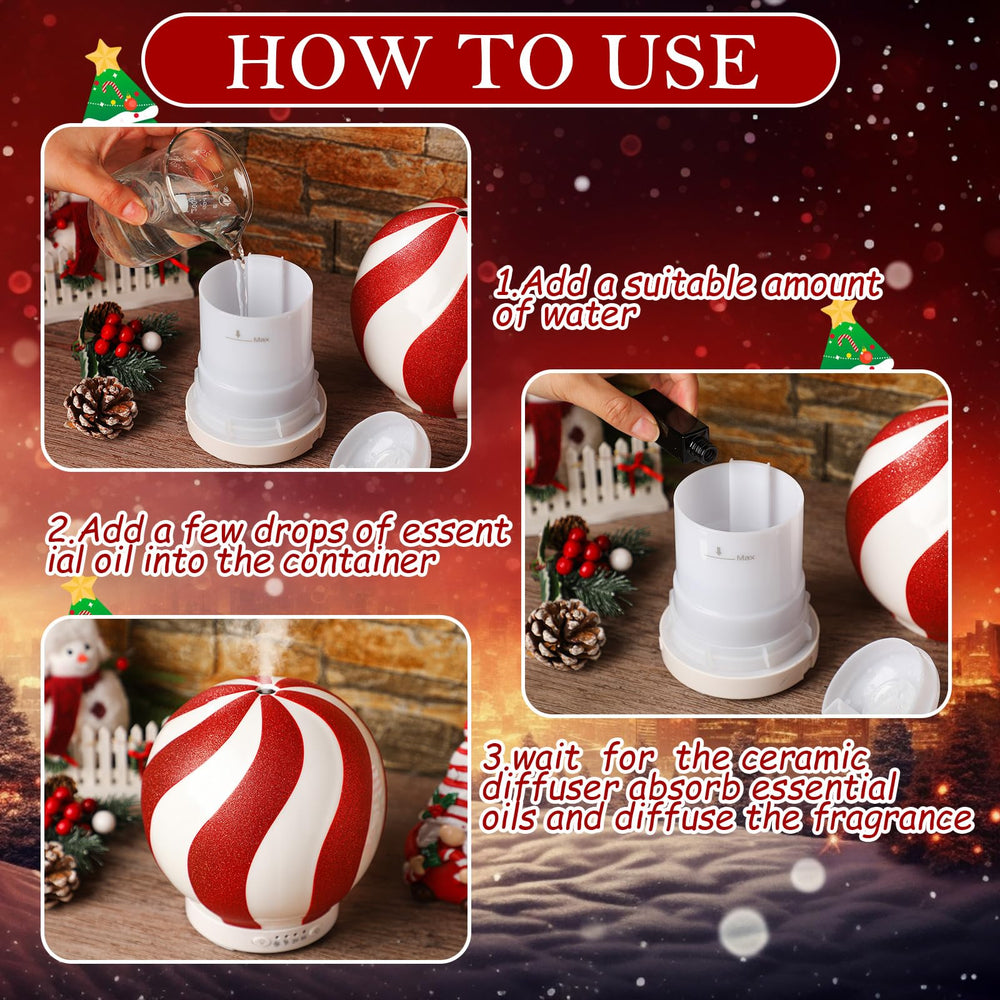 Close-up of ceramic candy cane texture