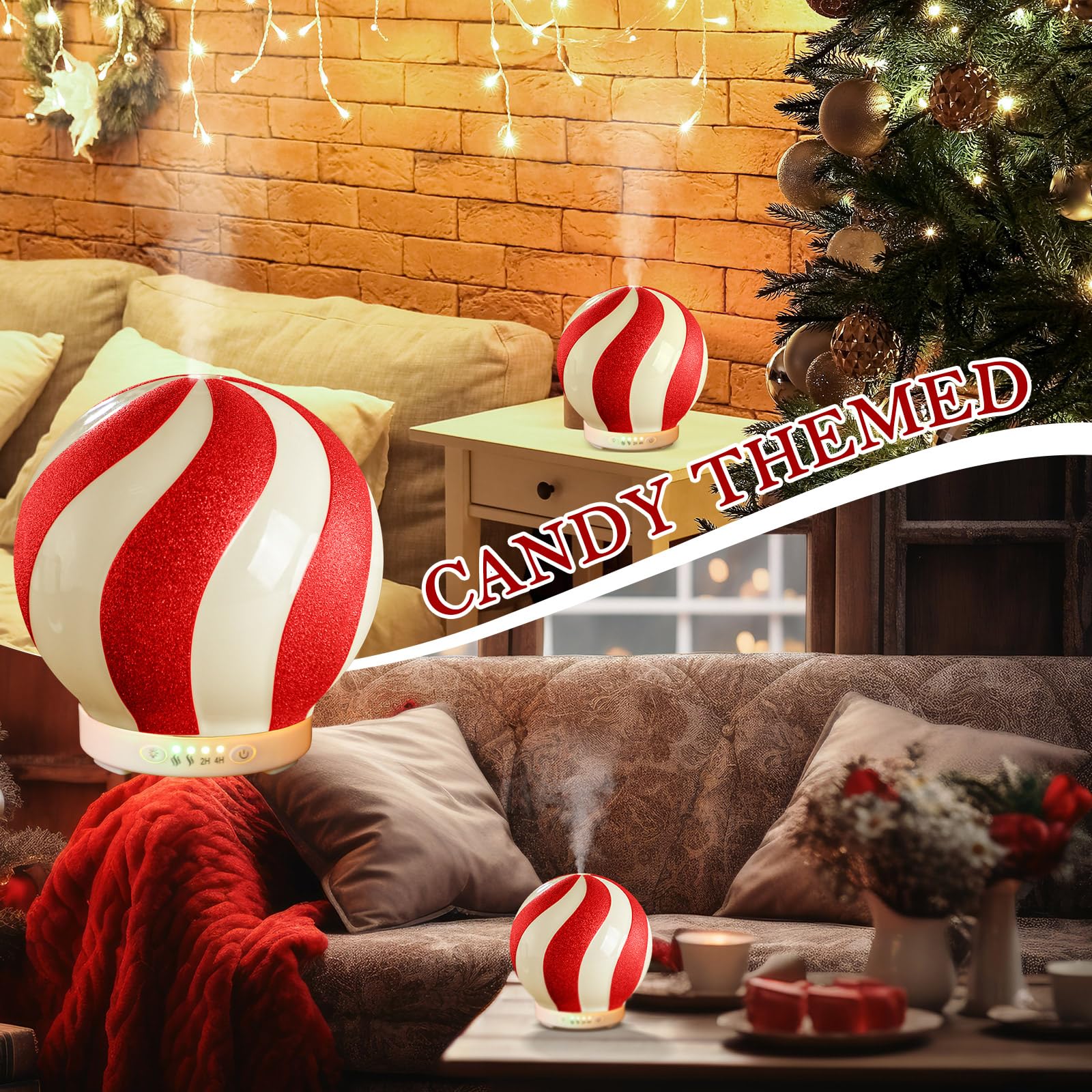 Diffuser in holiday home decor scene